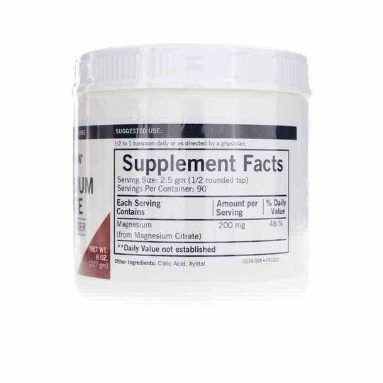 Magnesium Citrate Soluble Powder, Kirkman