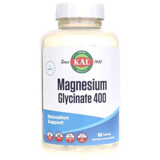Magnesium Glycinate 400, Kal
