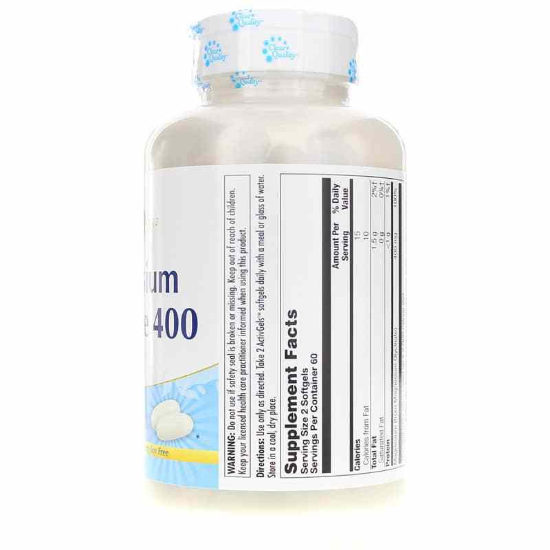 Magnesium Glycinate 400 ActivGels, Kal