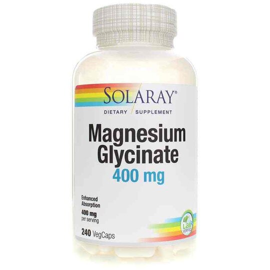 Magnesium Glycinate 400 Mg, Solaray