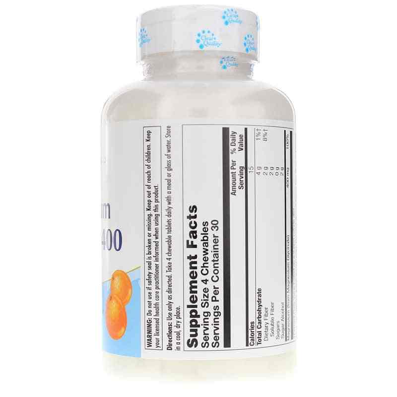 Magnesium Glycinate 400 Mg Chewables, Kal