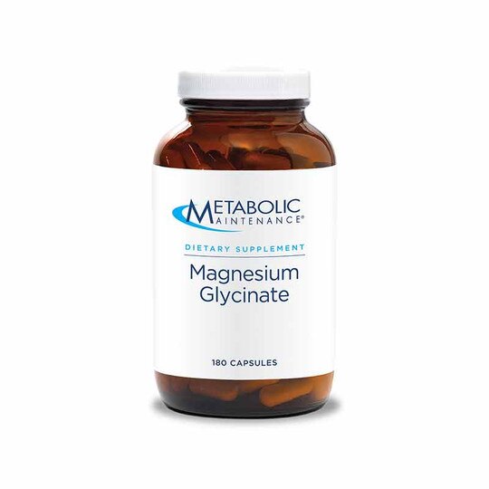 Magnesium Glycinate, 180 Capsules, MTM