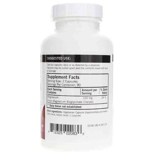 Magnesium Glycinate Buffered Chelate, 180 Capsules, KRK