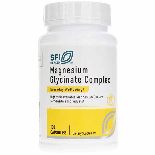 Magnesium Glycinate Complex, 100 Veg Capsules, KL