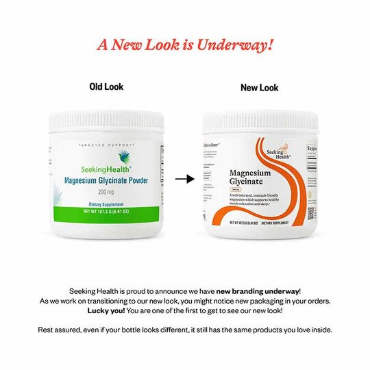 Magnesium Glycinate Powder 200 Mg, 6.61 Oz, SKH