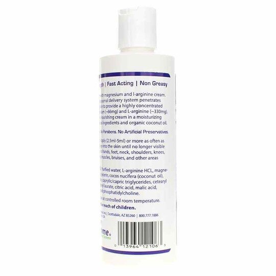 Magnesium L-Arginine Cream, 8 Oz, NTSL
