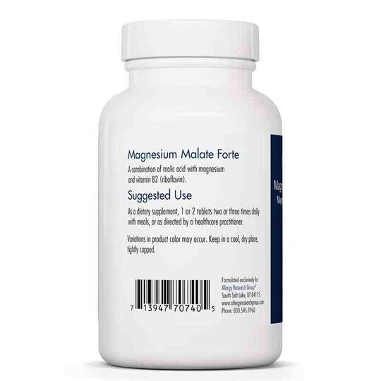 Magnesium Malate Forte, 120 Tablets, ARG