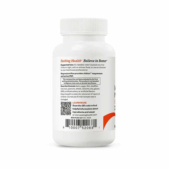 Magnesium Plus, 100 Veg Capsules, SKH