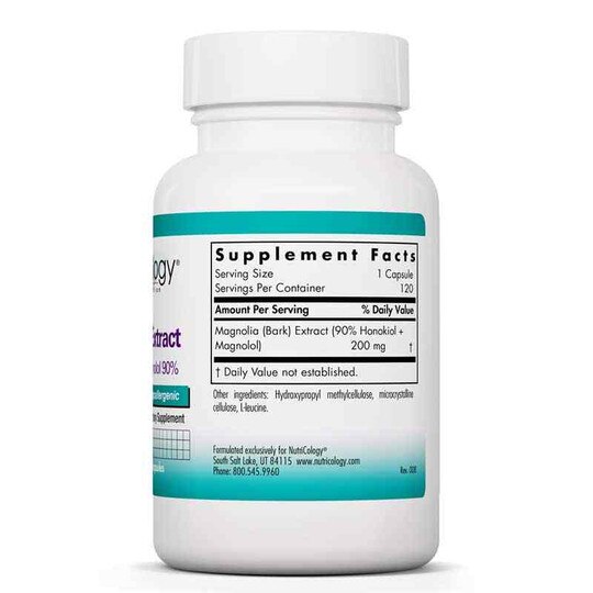 Magnolia Extract, 120 Veg Capsules, NTC