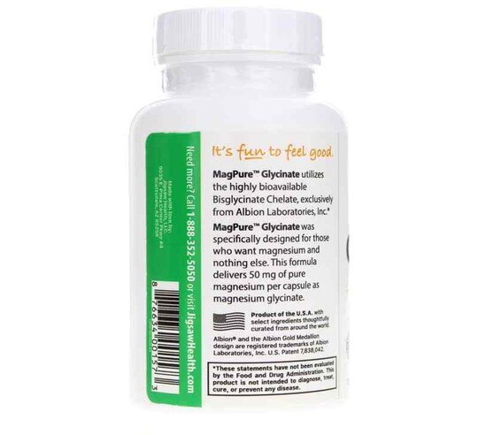 MagPure Glycinate, 120 Capsules, JGH