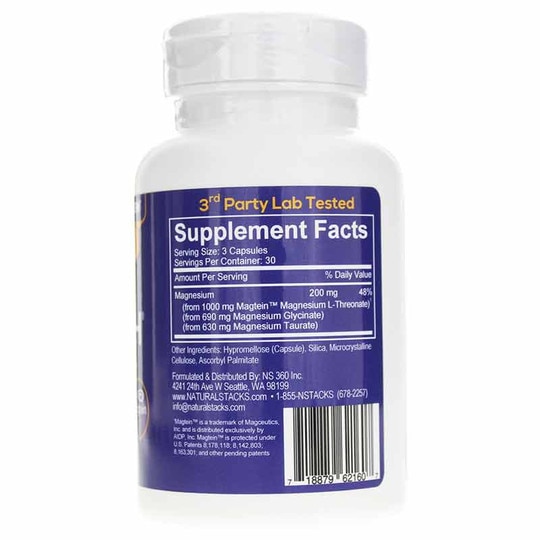 MagTech Brain Magnesium Complex, 90 Veg Capsules, NSK