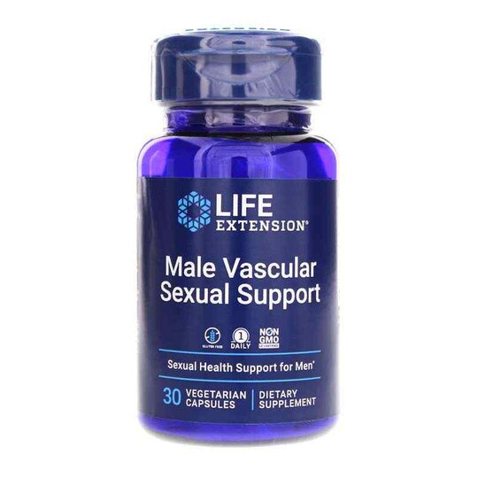 Male Vascular Sexual Support, 30 Veg Capsules, LFE