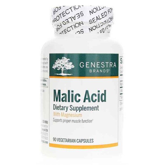 Malic Acid, 90 Veg Capsules, GEN