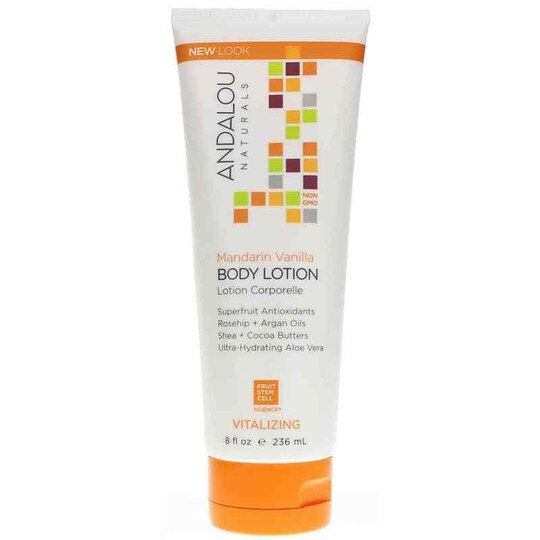 Mandarin Vanilla Body Lotion, Vitalizing Formula, 8 Oz, ADN