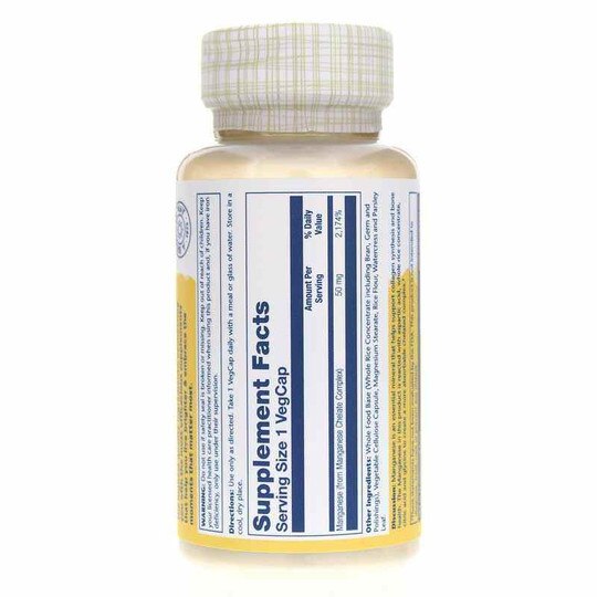 Manganese 50 Mg, Solaray