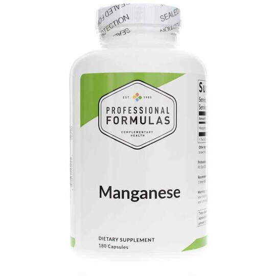 Manganese Caps, 180 Capsules, PCHF