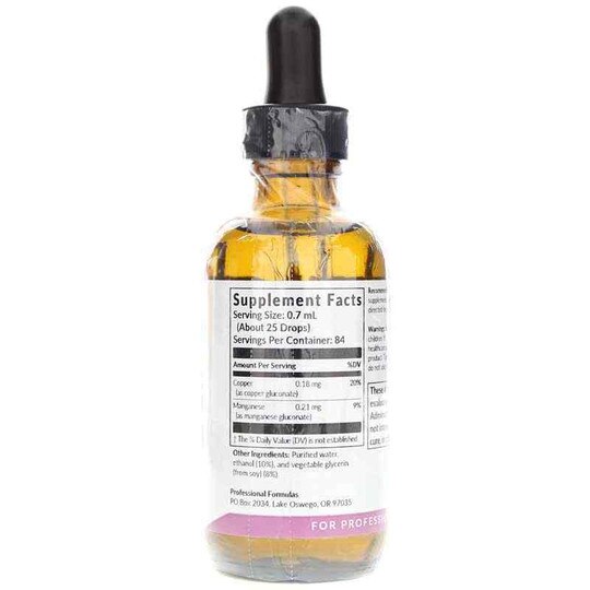 Manganese Copper Oligo Drops, 2 Oz, PCHF
