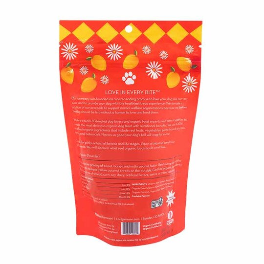 Mango Pops Vegan Dog Treats, 6 Oz, LJ