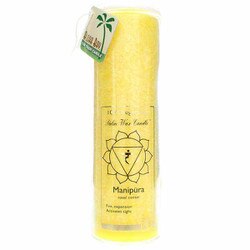 Manipura Yellow Unscented Candle 1
