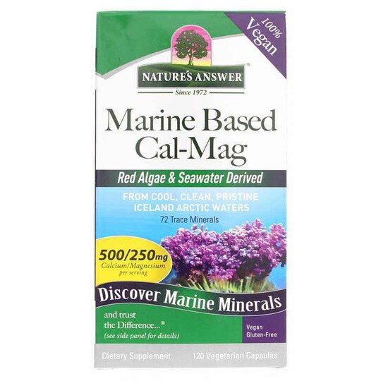 Marine Based Cal-Mag, 120 Veg Capsules, NAN