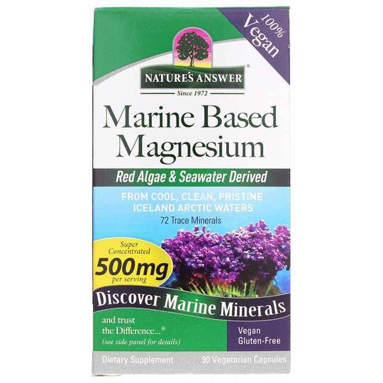 Marine Based Magnesium, 90 Veg Capsules, NAN