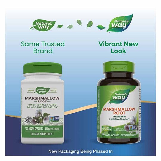 Marshmallow Root, 100 Veg Capsules, NWA