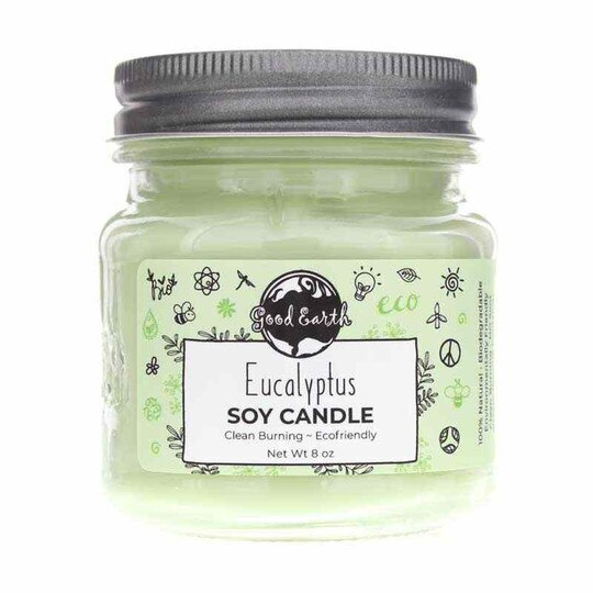Mason Jar Soy Candle, GOE