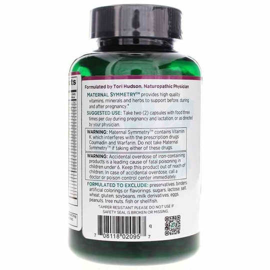Maternal Symmetry, 180 Veg Capsules, VTA
