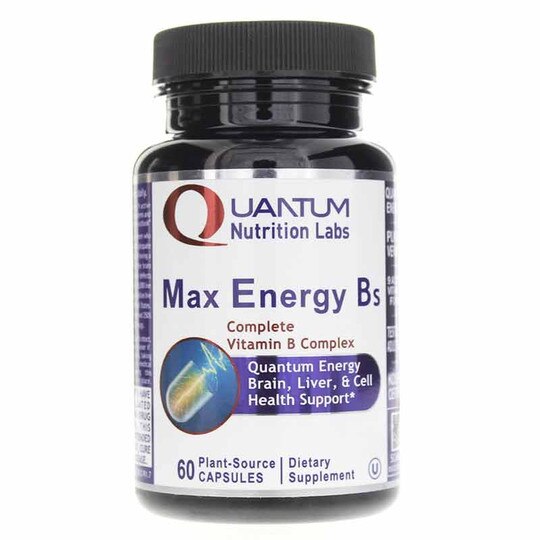 Max Energy Bs Capsules, 60 Veg Capsules, QNL
