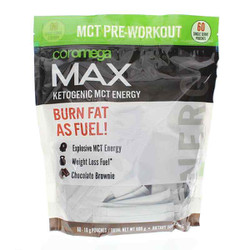 MAX Ketogenic MCT Energy Pre-Workout Chocolate Brownie 1