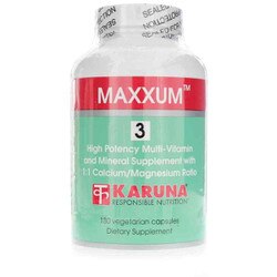 MAXXUM 3 Multivitamin and Mineral with 1:1 Calcium/Magnesium Ratio