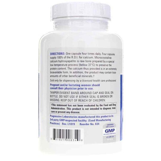 M.C.H.C. Caps Microcrystalline Hydroxyapatite Complex, PGL