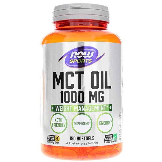 MCT Oil 1000 Mg, 150 Softgels, NOW