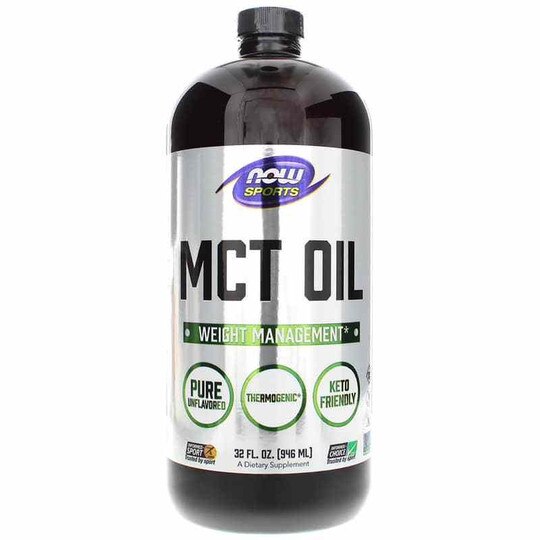 MCT Oil 100% Pure, 32 Oz, NOW