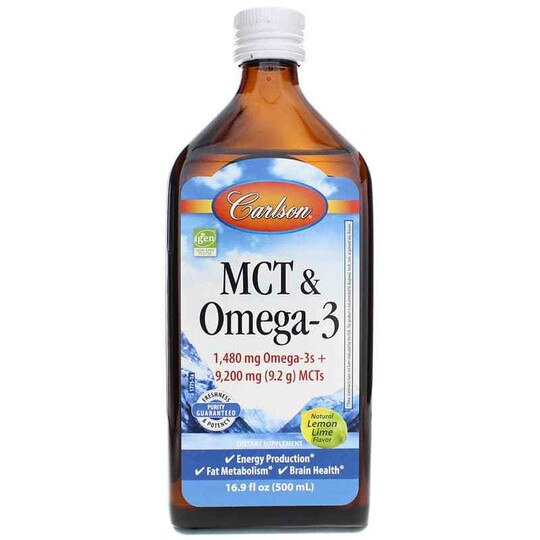 MCT & Omega3 Liquid, Carlson Labs