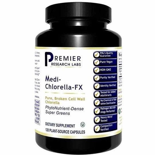 Medi Chlorella-FX Pure Organic Chlorella, 120 Veg Capsul, PRL