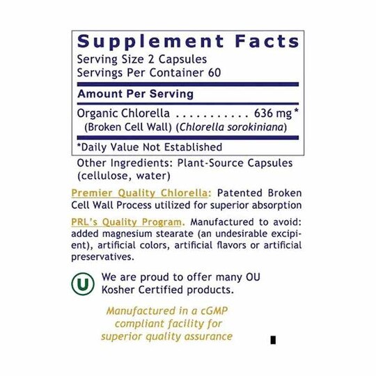 Medi Chlorella-FX Pure Organic Chlorella, 120 Veg Capsul, PRL