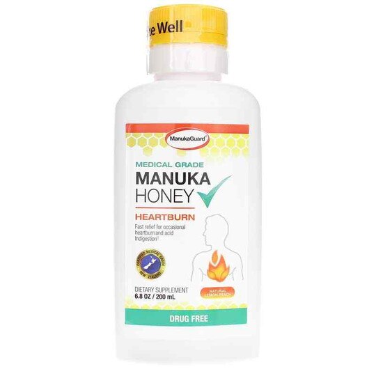 Medical Grade Manuka Honey Nutralize Lemon Peach, 6.8, MKG