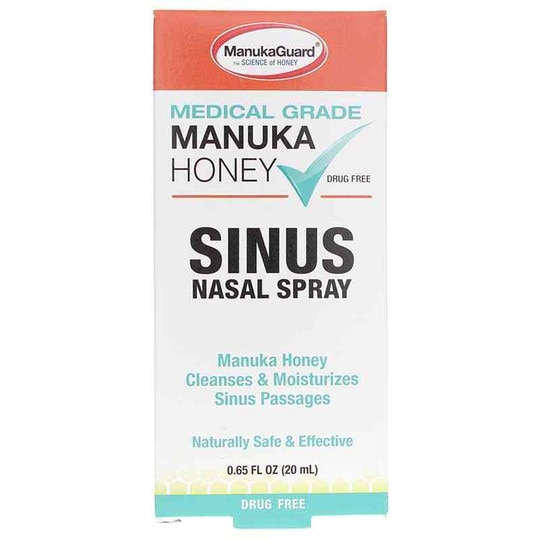 Medical Grade Manuka Honey Sinus Nasal Spray, .65 Oz, MKG