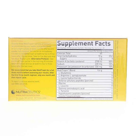 MediTropin Orange Flavored, 60 Sachets, NCTS