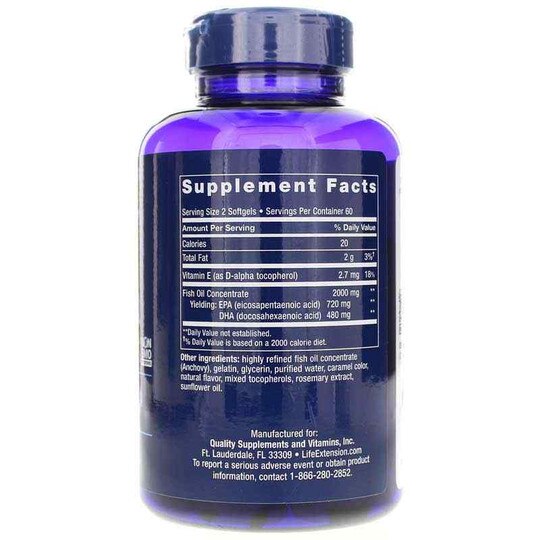 Mega EPA/DHA, 120 Softgels, LFE