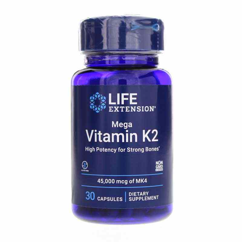 Mega Vitamin K2, Life Extension