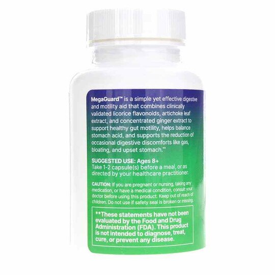 MegaGuard Nature's Stomach Support, 60 Capsules, MCBL