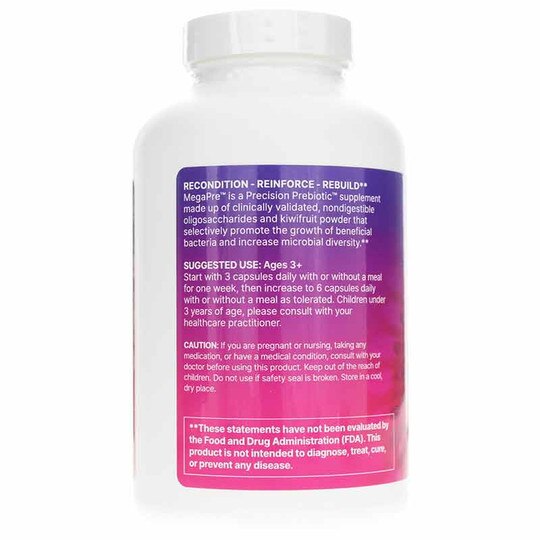 MegaPre Precision Prebiotic, 180 Capsules, MCBL