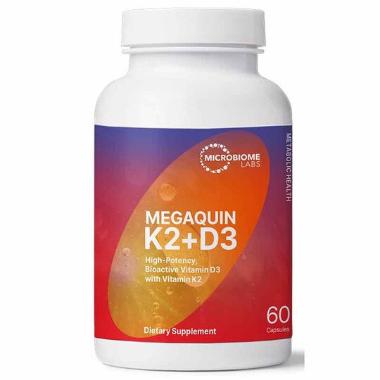 MegaQuin K2 + D3, 60 Capsules, MCBL