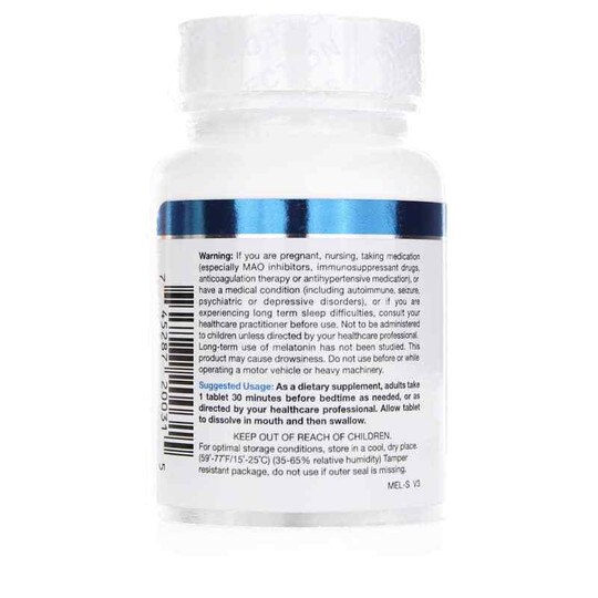 Melatonin 1 Mg, 60 Tablets, DGL