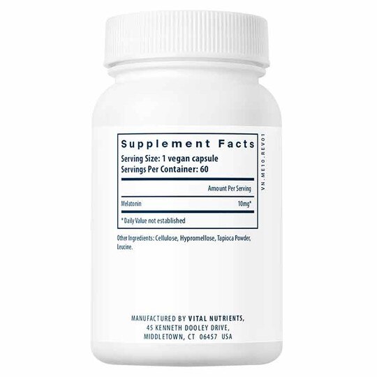 Melatonin 10 Mg, 60 Veg Capsules, VTN