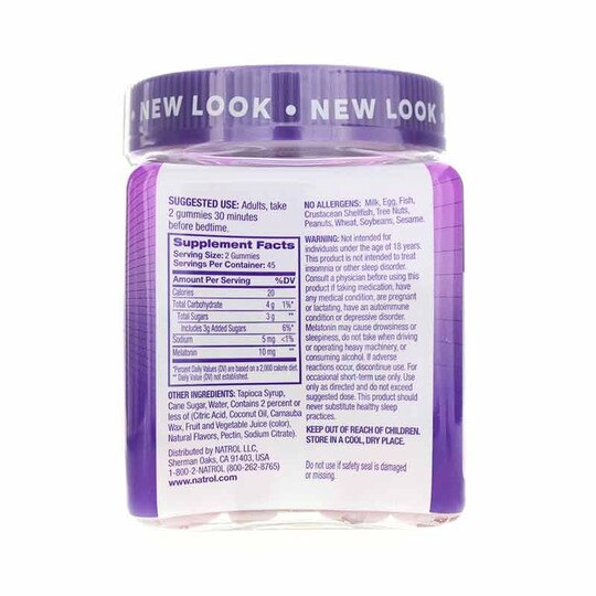 Melatonin 10 Mg Gummies, 90 Gummies, NTR