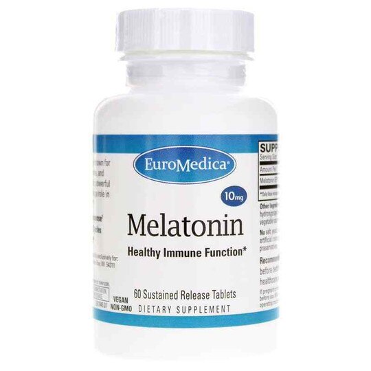 Melatonin 10 Mg Sustained Release, 60 Tablets, EUMD