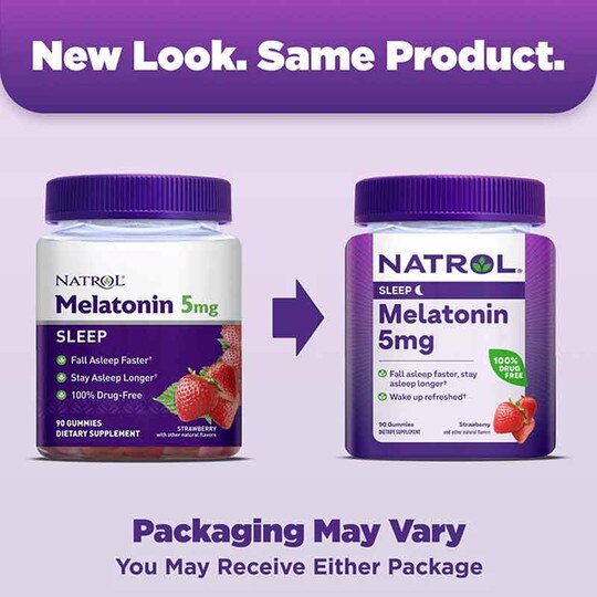 Melatonin 5 Mg Gummies, 90 Gummies, NTR